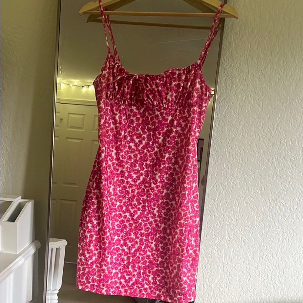 Pink Floral Dress